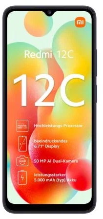 Смартфон Xiaomi Redmi 12C 4/128 ГБ Global, фиолетово-лавандовый