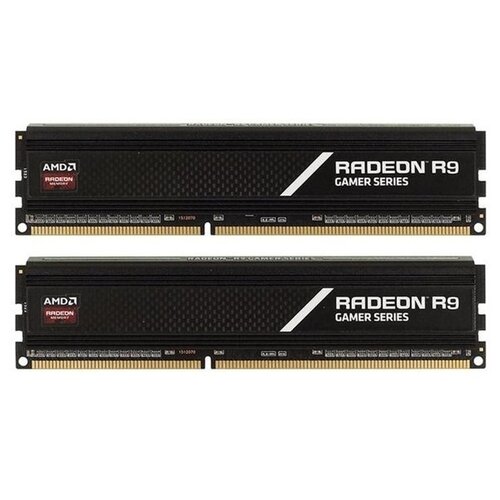 Оперативная память AMD Radeon R9 Gaming Series 16 ГБ 8 ГБ x 2 шт DDR4 3000 МГц DIMM CL16 R9S416G3000U2K 1057900₽