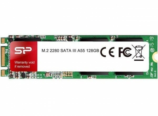 Твердотельный накопитель Silicon Power Ace A55 128 ГБ M2 SP128GBSS3A55M28