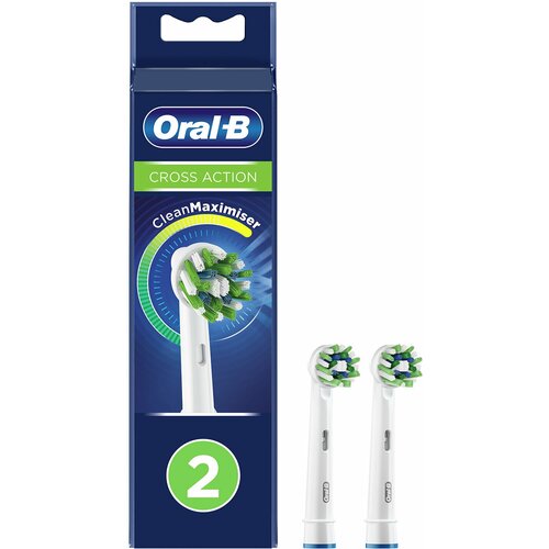 Насадки для электрической зубной щетки комплект 2 шт. ORAL-B (Орал-би) Cross Action EB50