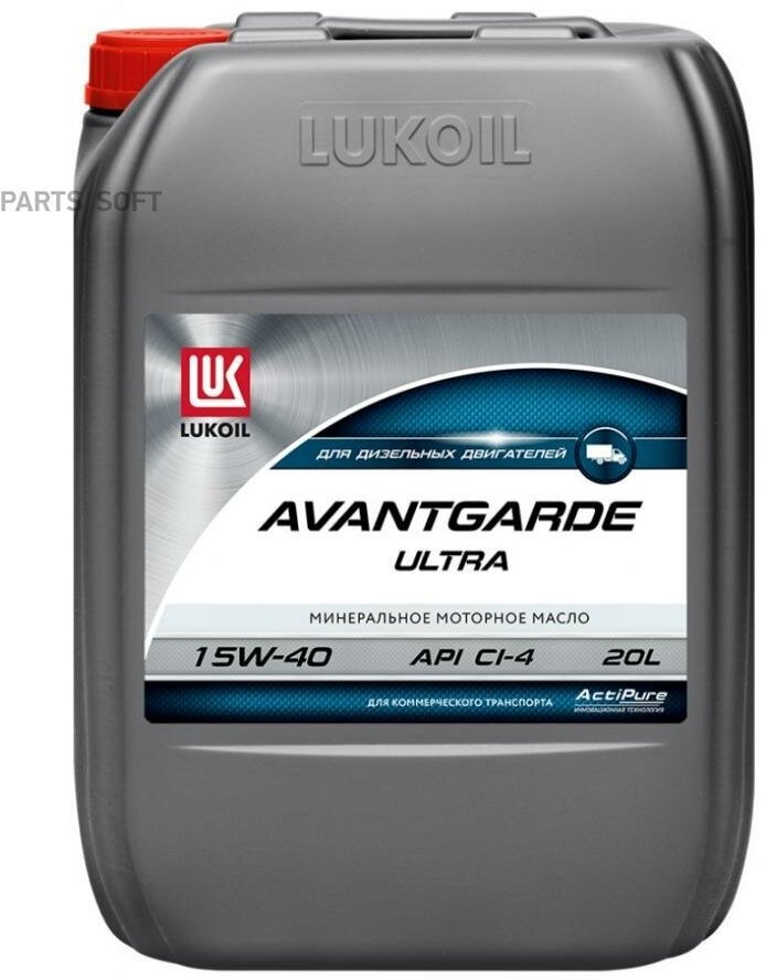 Масло lukoil авангард ультра 15w40 ci-4sl 20l моторное (полусинт)