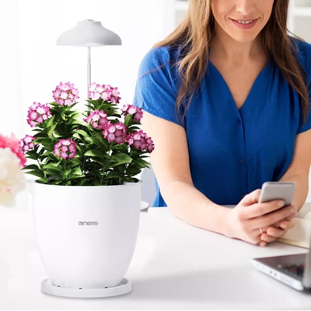 Умная экоферма для выращивания растений Onemi Intelligent Flowerpot Fill Light Edition (YMT-20212) - фотография № 6