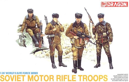 Сборные Фигурки DRAGON солдаты SOVIET MOTOR RIFLE TROOPS 1:35 (3008)