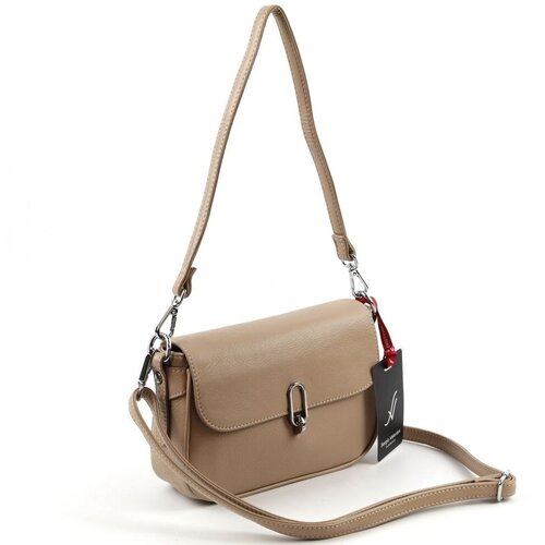 фото Сумка мессенджер sergio valentini sv-k-045-106 хаки, фактура гладкая, бежевый
