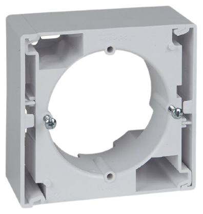 Sedna Коробка для наружного монтажа 1 пост белый | код. SDN6100121 | Schneider Electric (3шт. в упак.)