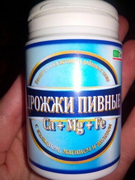 Дрожжи пивные биотерра таб №100 Кальций/магний/железо