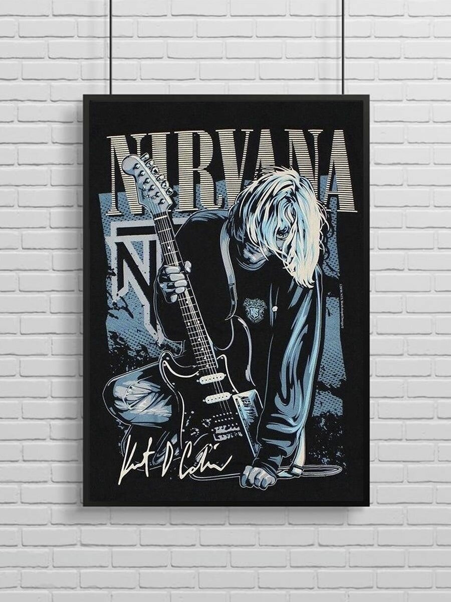 Постер, плакат на стену "Nirvana", 49х33 см