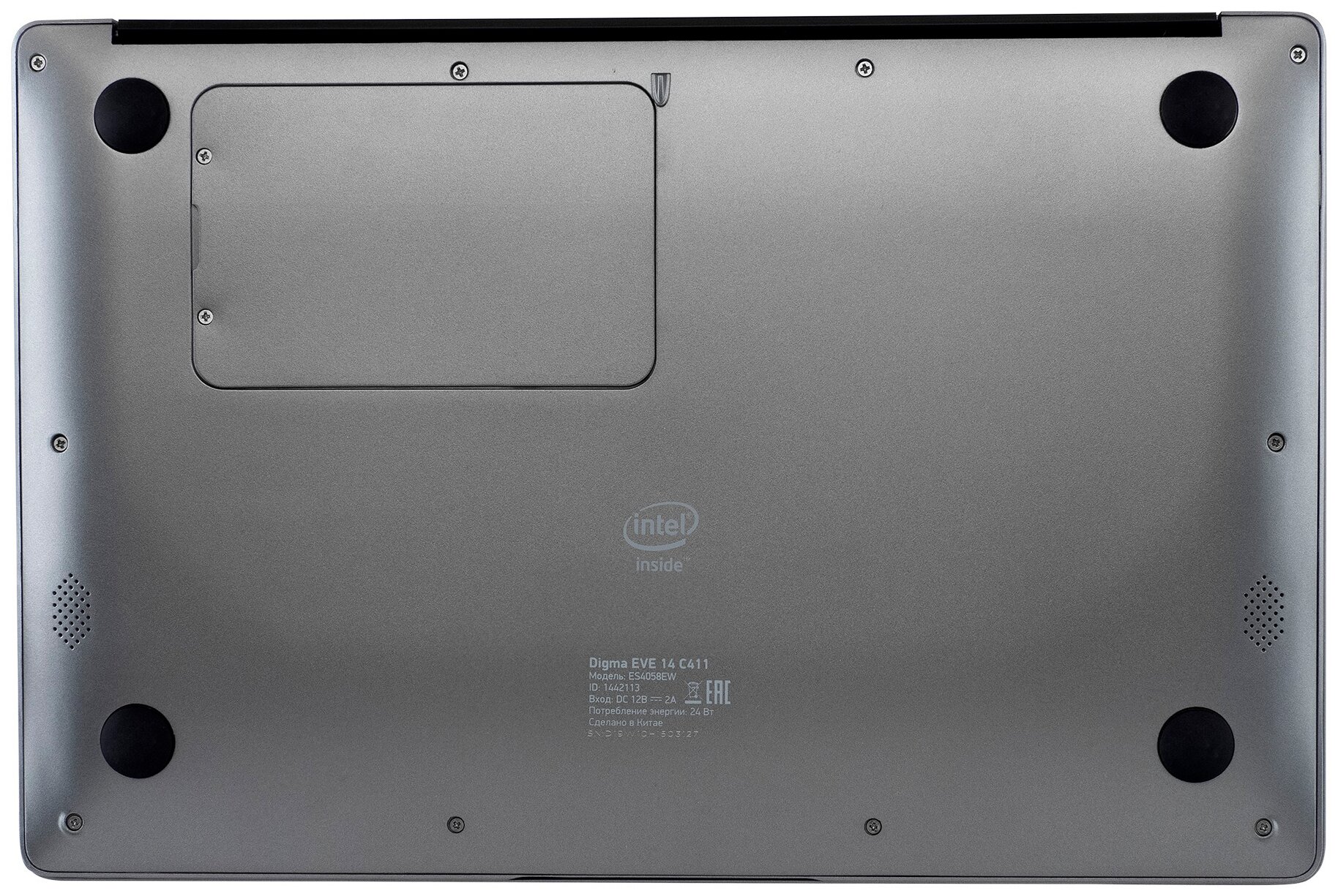 Ноутбук Digma EVE 14 C411 141 IPS Intel Celeron N3350 11ГГц 4ГБ 128ГБ SSD Intel HD Graphics 500 Windows 10 Home ES4058EW темно-серый