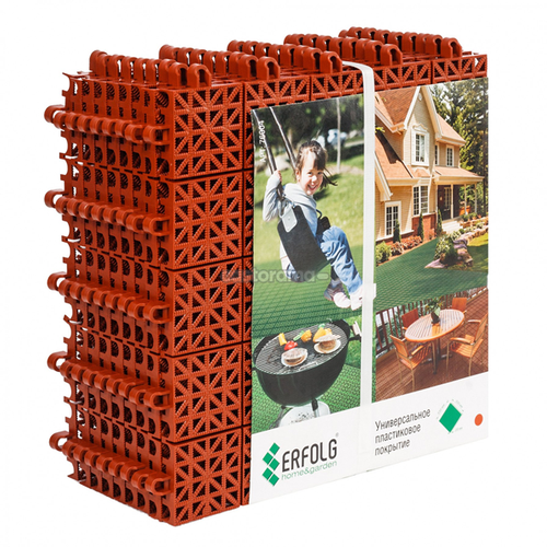 Покрытие модульное ERFOLG Home & Garden 33x33 см, зеленый