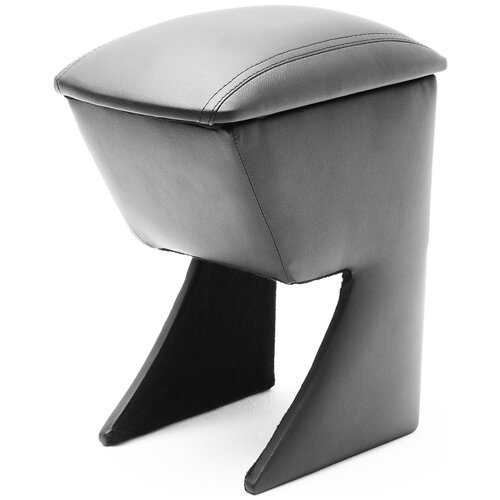 Подлокотник в штатное место для Lada Niva 2121, чёрный, с фиксацией крышки магнитами, на ножках