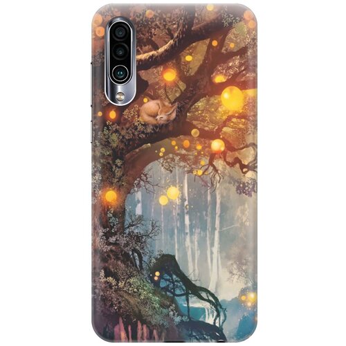 фото Cиликоновый чехол на meizu 16xs / мейзу 16 икс эс с принтом "лиса на древе" gosso