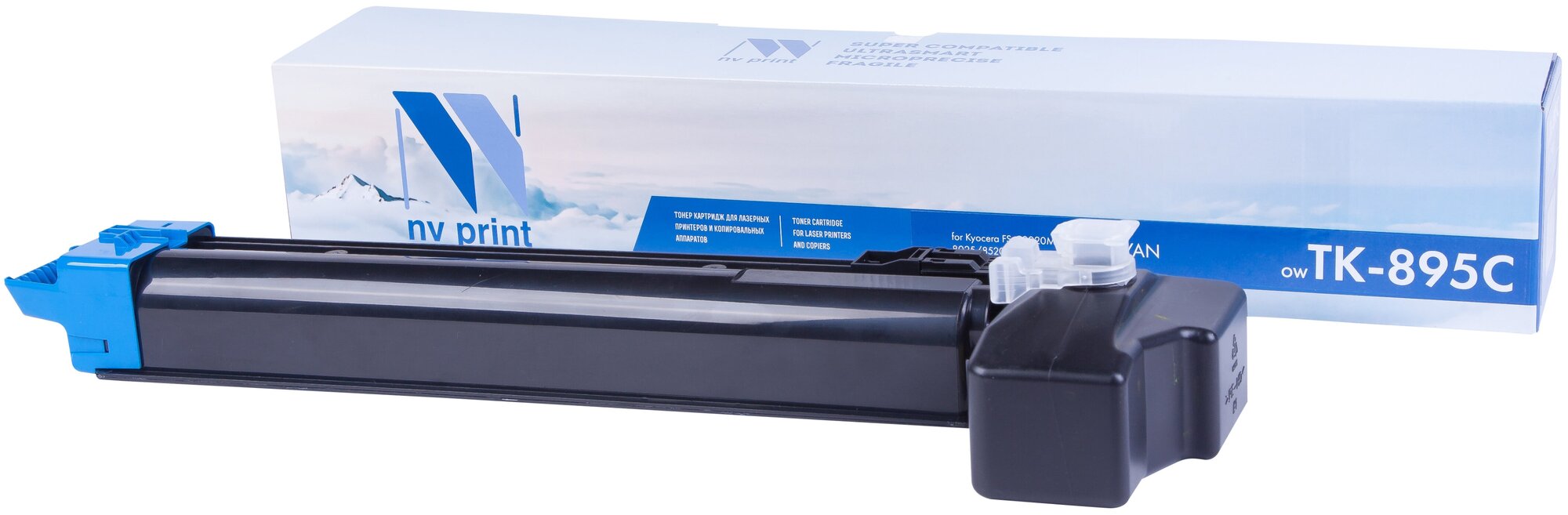 Картридж NV Print совместимый TK-895C для Kyocera FS-C8020MFP/ C8025MFP/ C8520MFP/ C8525MFP (голубой) {36527}