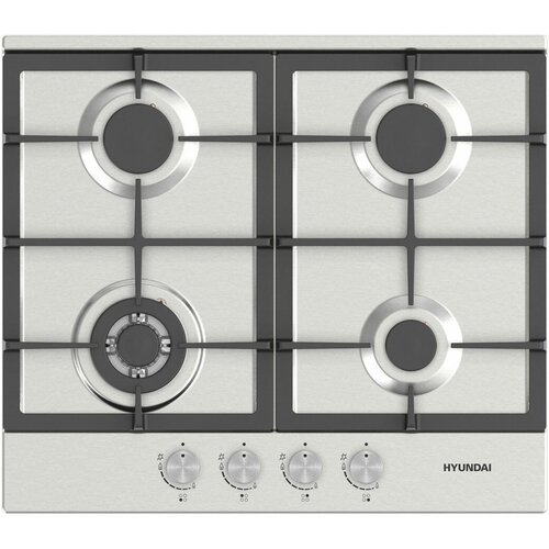 Варочные панели HYUNDAI Газовая варочная поверхность Hyundai HHG 6435 IX нержавеющая сталь 1387000₽