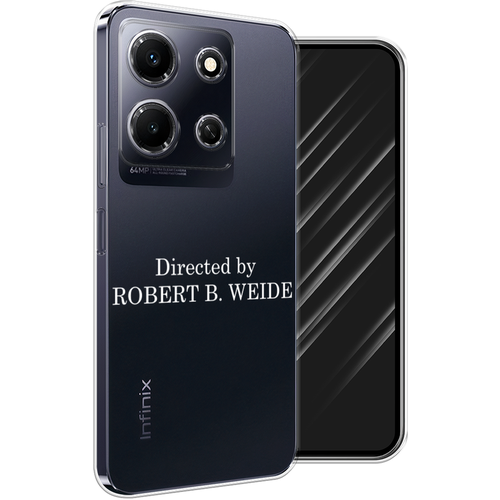 Силиконовый чехол на Infinix Note 30i / Инфиникс Нот 30i Robert B Weide, прозрачный матовый силиконовый чехол на infinix note 30i инфиникс нот 30i маки и васильки фон черный