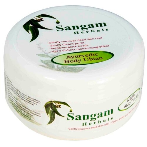 Sangam Herbals Аюрведический скраб - уптан для тела Ниим и Тулси, 80 г