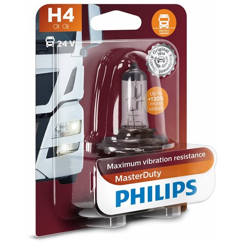 Лампа H4 24v Masterduty Philips арт. 13342MDB1