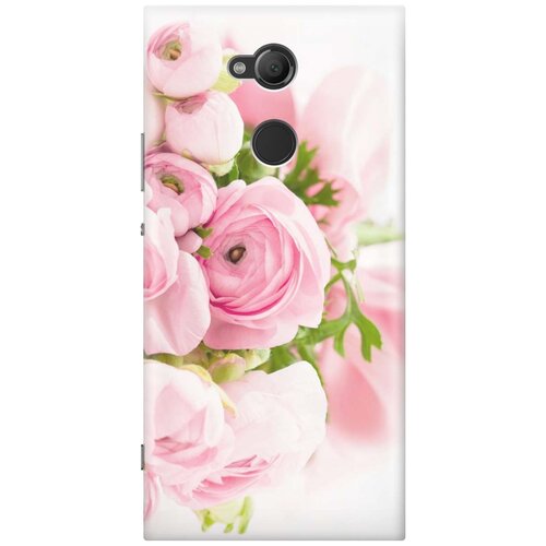 фото Cиликоновый чехол на sony xperia xa2 ultra / сони иксперия ха2 ультра с принтом "розовые розы" gosso