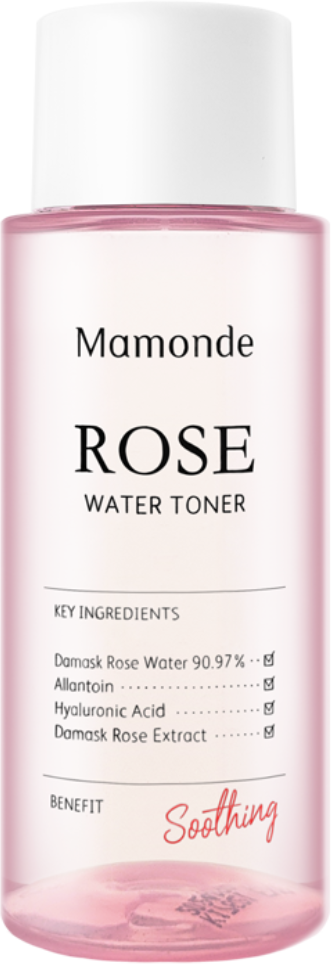 Глубоко увлажняющий тонер MAMONDE Rose Water Toner с 90% экстракта розы, 50 мл