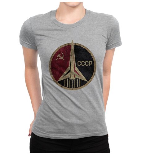 фото Футболка dream shirts ссср женская 3xl серая