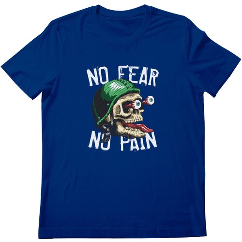 фото Футболка roly, размер l, синий