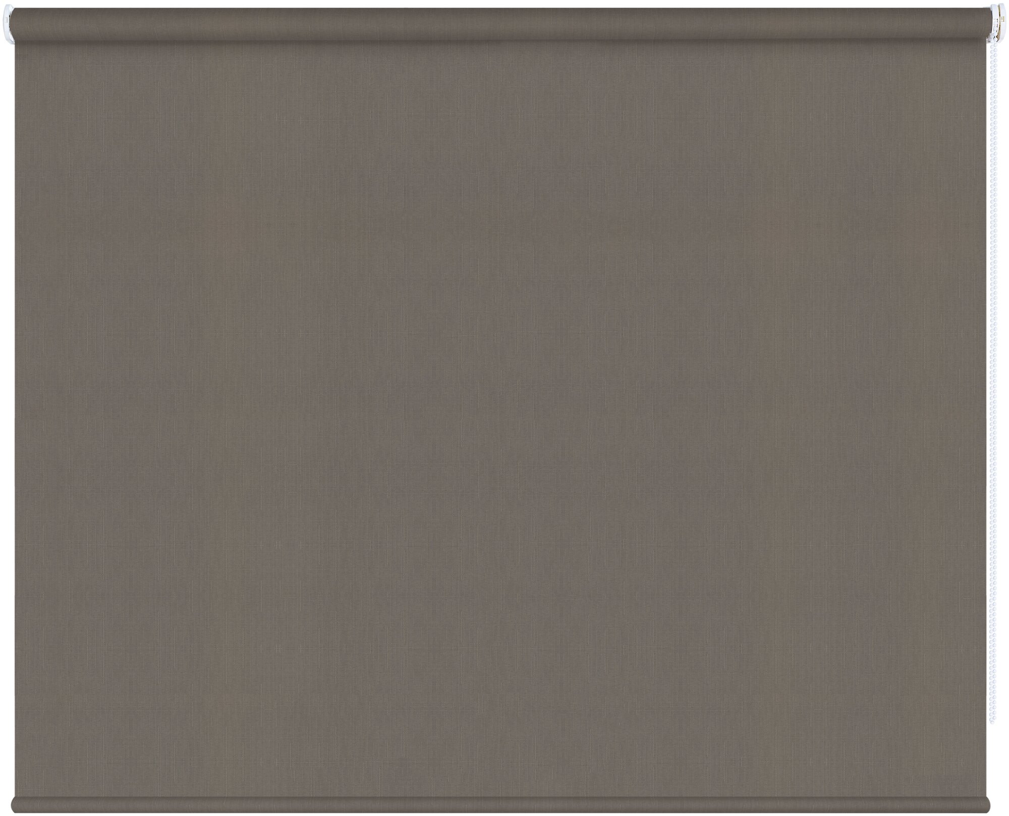 Штора рулонная Inspire Шантунг 200x175 см коричневая