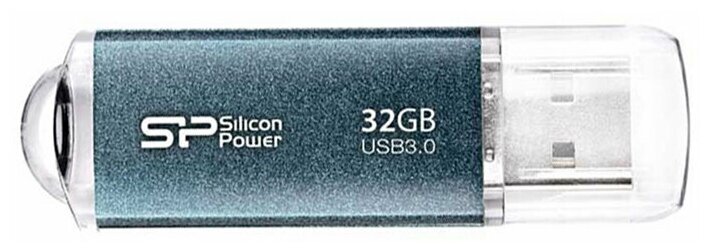 Флеш Диск Silicon Power 32Gb Marvel M01 SP032GBUF3M01V1B USB3.0 синий