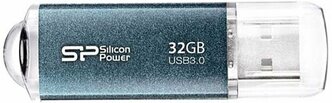 Флешка Silicon Power Marvel M01 32 GB, 1 шт., синий