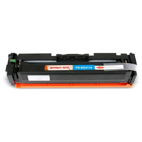 Картридж Print-Rite PR-W2411A 850стр Голубой картридж print rite pr w2411a 850стр голубой