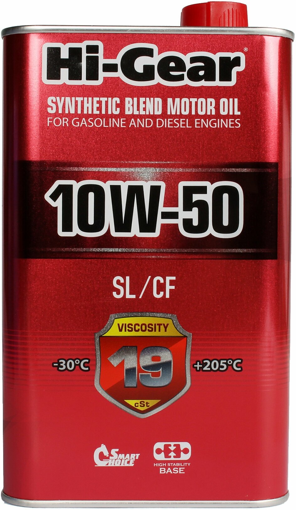 HG1150 Масло моторное полусинтетическое 1л 10W-50 SL/CF SYNTHETIC BLEND MOTOR OIL