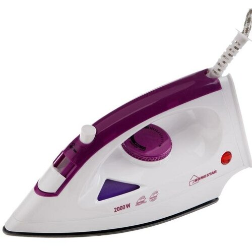 Утюг HOMESTAR HS-4001 2000 Вт тефлоновая подошва 300 мл фиолетовый 127700₽
