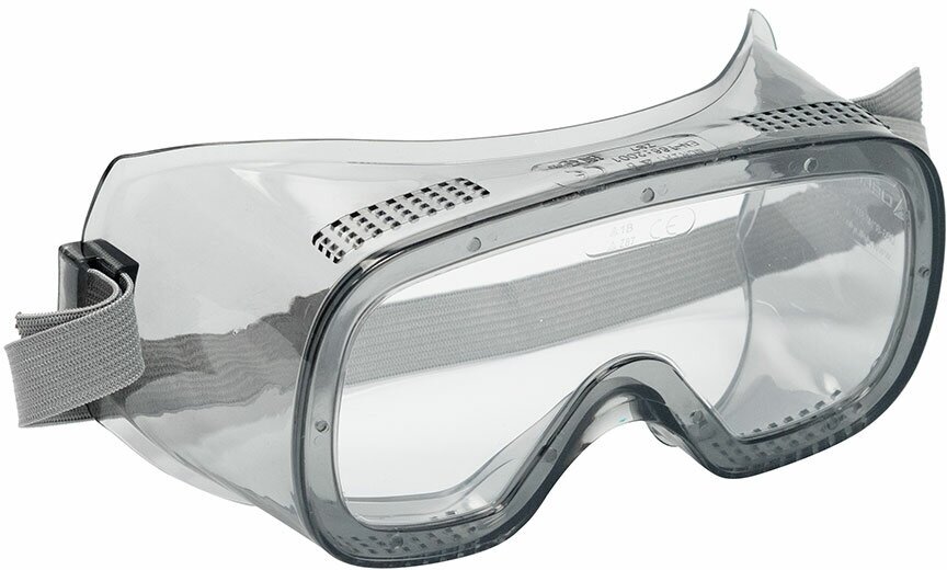 очки защитные DELTA PLUS Muria закрытые с прозрачной линзой и прямой вентиляцией - фото №3