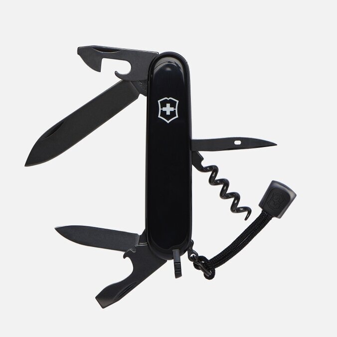 Складной нож VICTORINOX Spartan Onyx Black, 12 функций, 91мм, черный - фото №7