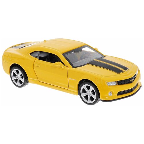 Легковой автомобиль ТЕХНОПАРК Chevrolet Сamaro (67326) 1:43, 11 см, желтый легковой автомобиль технопарк bentley continental 67307 1 43 11 см серый