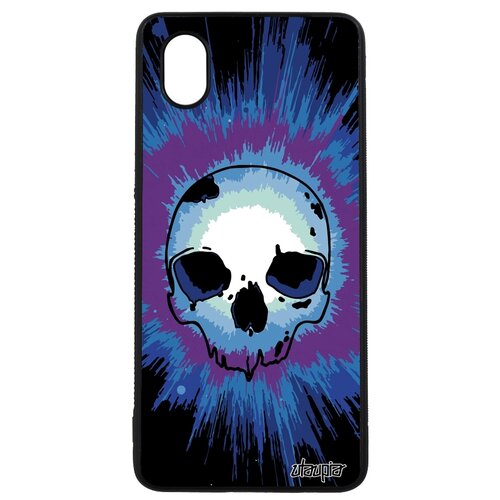 фото Чехол на смартфон samsung galaxy a01, "череп" кость хэллоуин utaupia