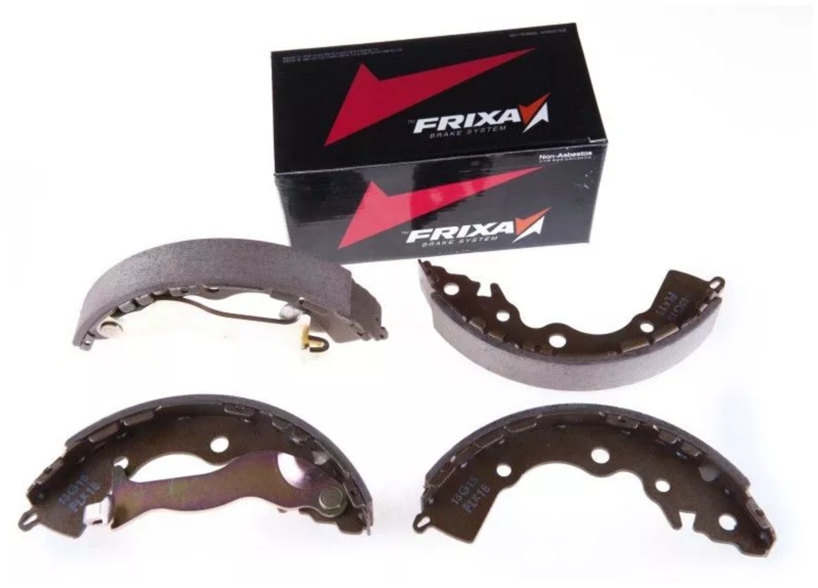 Барабанные тормозные колодки задние Frixa FLK18 для Hyundai Accent Kia Rio (4 шт.)