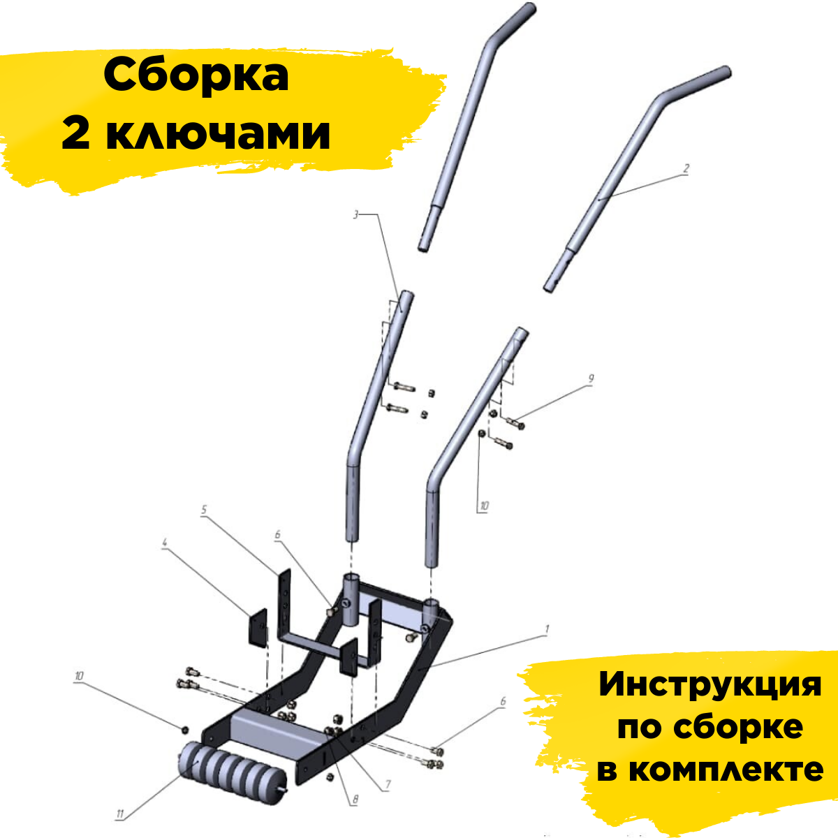 Ручной подрезчик дерна и газона - Дернорез