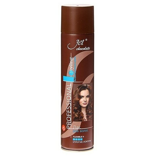 Лак для волос Jet Chocolate Flexible maxi Сибиар, 300мл, 1шт