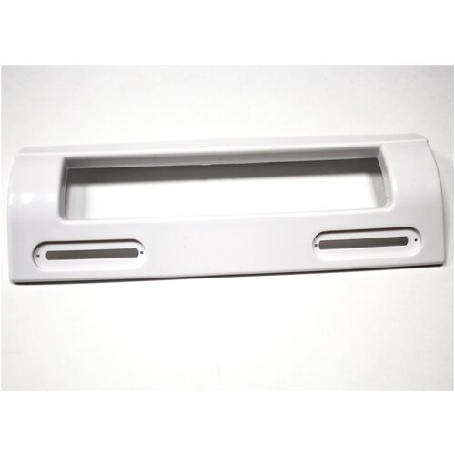 Ручка двери холодильника белая, универсальная. Длина-196 мм, расстояние между крепёжными болтами от 100 мм до 158 мм. Код: WL507, замена WL504.