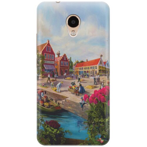 фото Cиликоновый чехол старинный амстердам на meizu m5s / мейзу м5 эс re:pa
