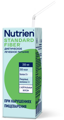 Nutrien Стандарт с пищевыми волокнами, готовое к употреблению, 200 мл, 215 г, нейтральный