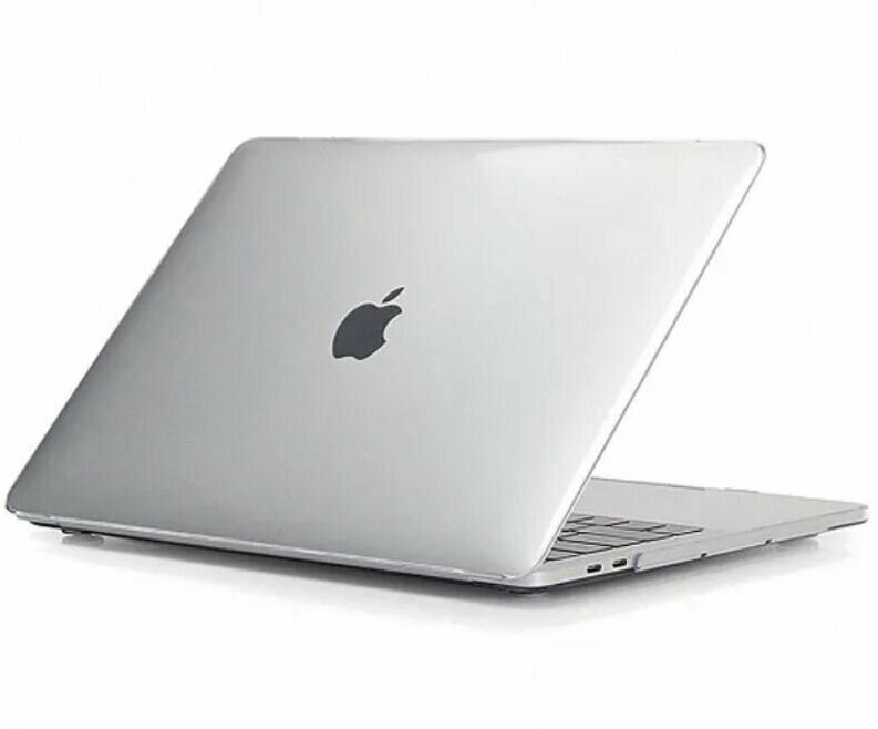 Чехол-накладка пластиковая для Macbook Air 13.3' M1 (2018-2020гг) A1932 A2179 A2337 глянцевый прозрачный