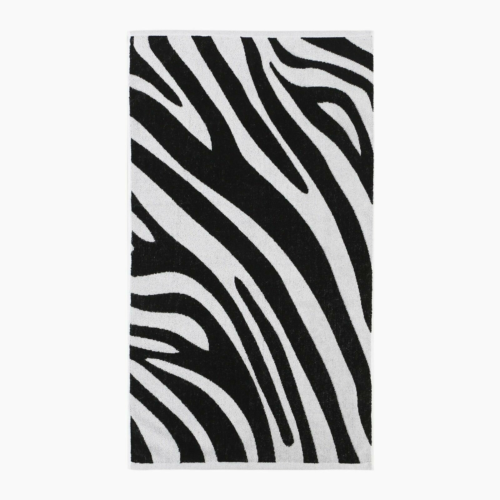 Полотенце махровое Этель "Zebra" черный, 50х90 см, 100% хлопок, 420 гр/м2 - фотография № 2