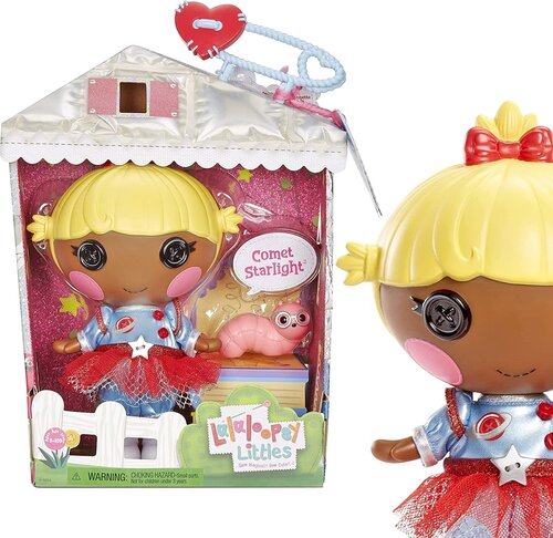 Кукла Lalaloopsy Лалапупси 18 см Comet Starlight с питомцем гусеничкой