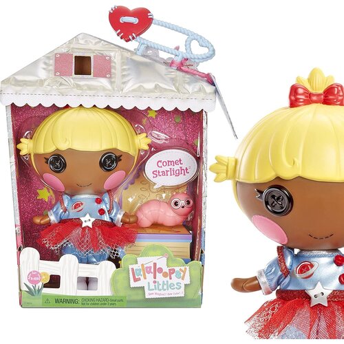 Кукла Lalaloopsy Лалапупси 18 см Comet Starlight с питомцем гусеничкой кукла лалапупси lalaloopsy dot starlight 33 см и питомец птичка