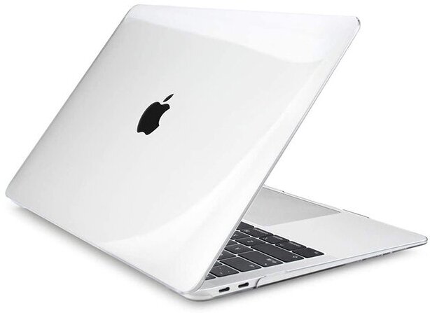 Чехол для MacBook Air 13 2020-2018 A1932, A2179, A2337 M1, пластик, прозрачный