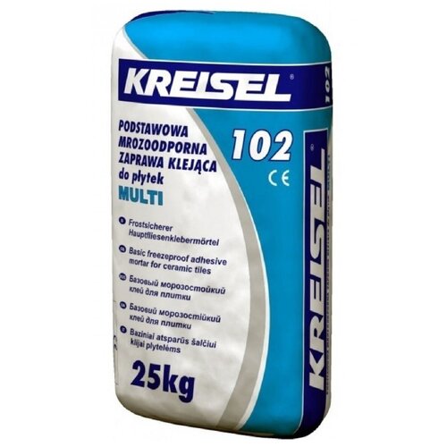 Клей для плитки морозостойкий KREISEL 102 MULTI, 25 кг