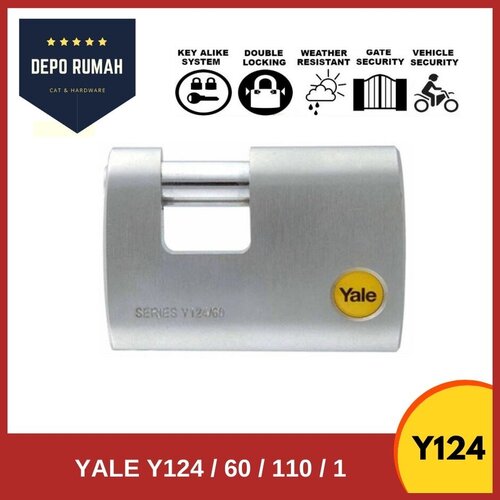 Замок навесной Yale Y124/60/110/1