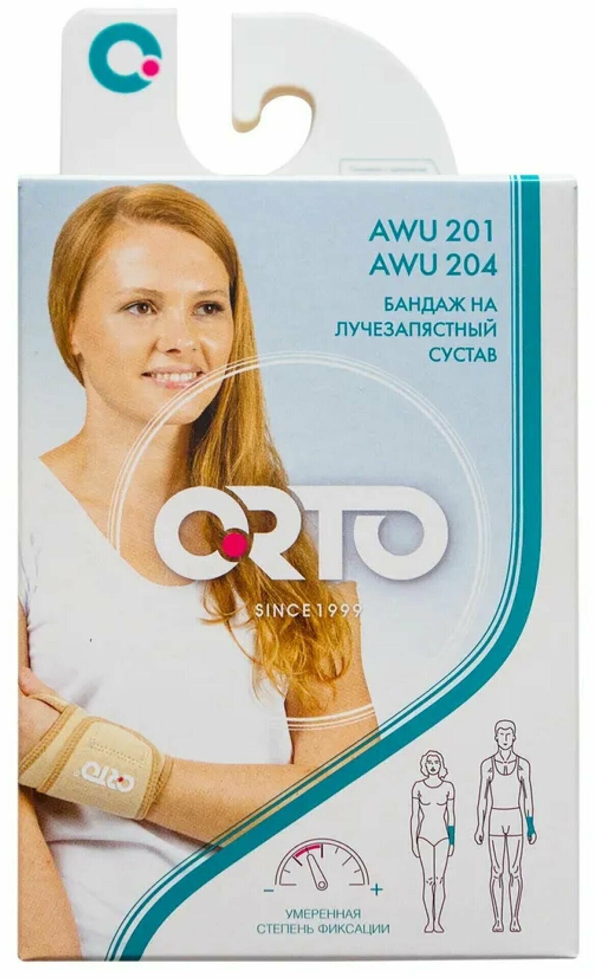 Бандаж на лучезапястный сустав Orto AWU 204