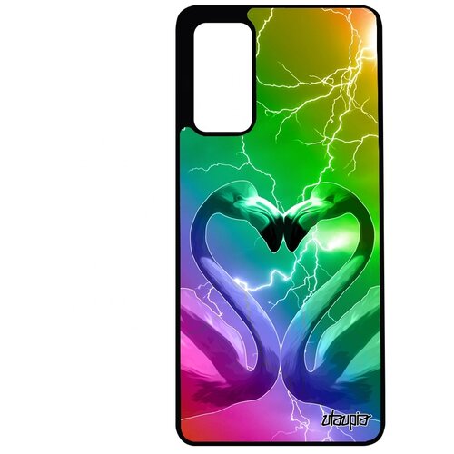 фото Чехол на мобильный galaxy s20fe, "фламинго" семья любовь utaupia