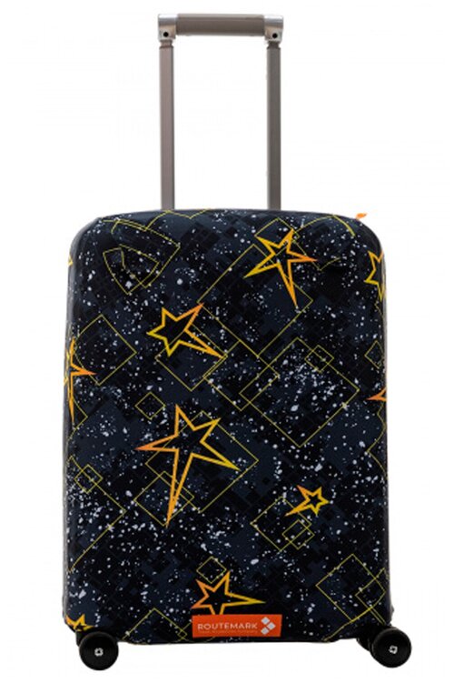 Чехол для чемодана ROUTEMARK, текстиль, полиэстер, размер S, желтый, черный